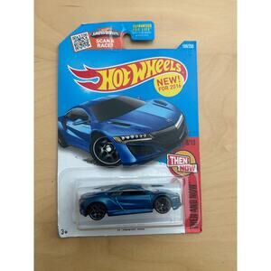 Hot Wheels 2016 ’17 Acura NSX Blue Then and Now Series 8/10 New